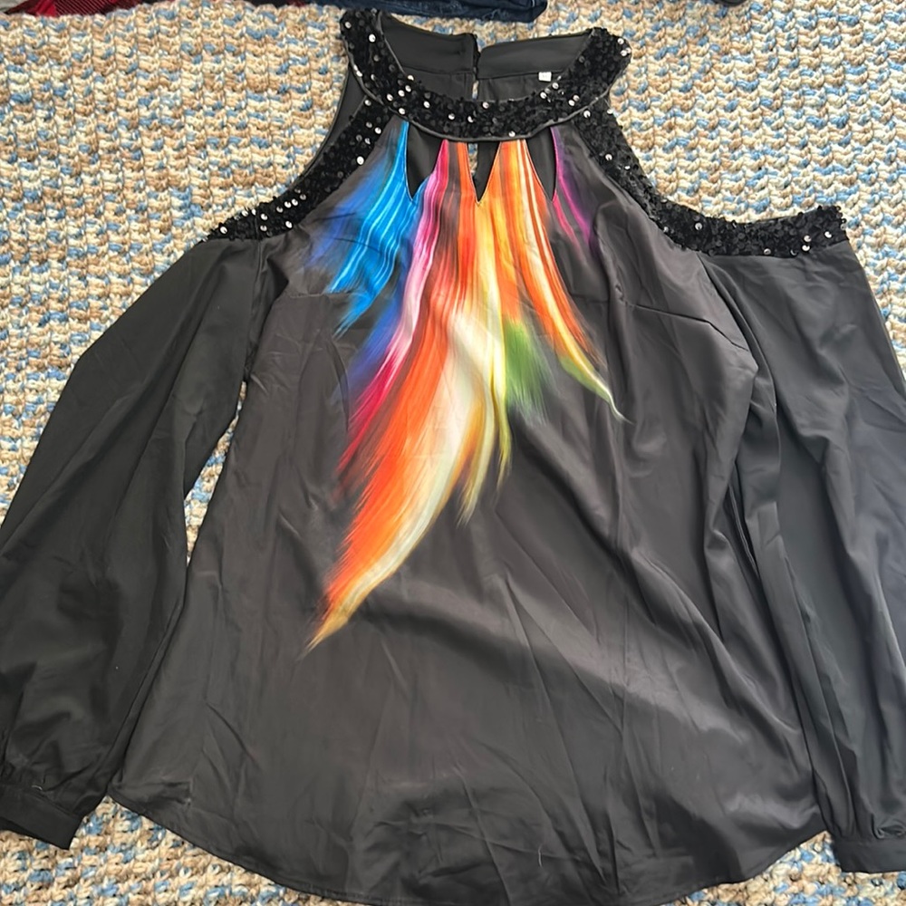 Cold shoulder long sleeve